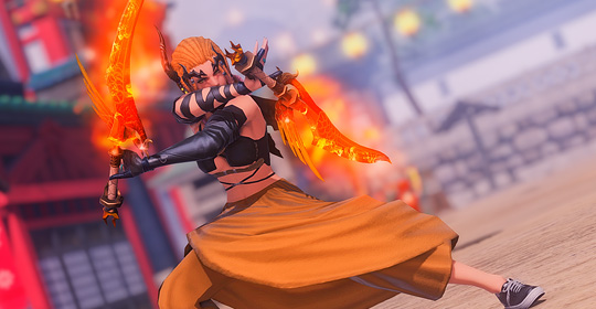 The Fire Juggler by Geda Yumi from «Shiva»