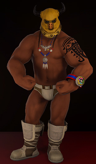 The real wrestler by Eji Ka from «Lich»