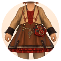 Valentione Emissary's Ruffled Dress